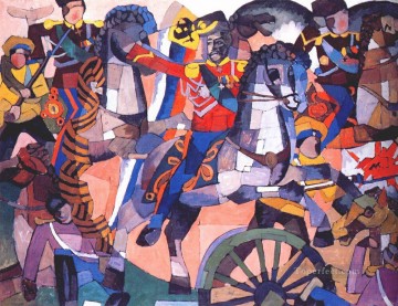 Abstracto famoso Painting - victoria batalla 1914 Aristarkh Vasilevich Lentulov cubismo abstracto